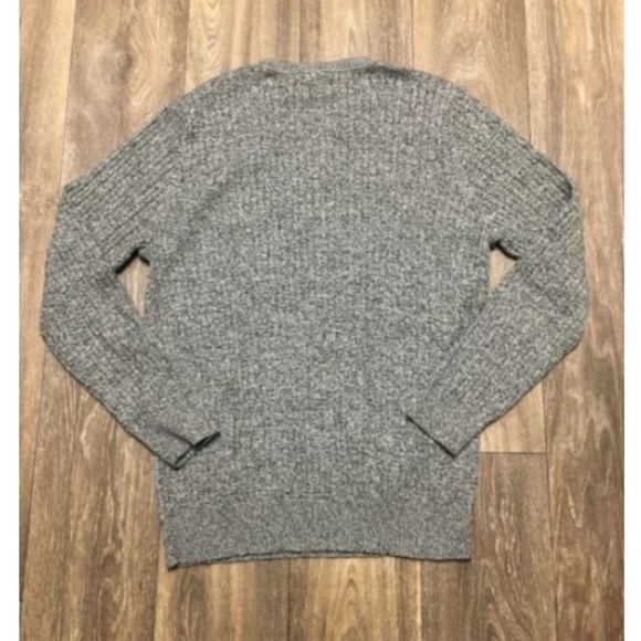 Kim Rogers Gray & Black Ribbed Sweater - Picture 2 of 5